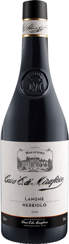Flasche Mirafiore Langhe DOC Nebbiolo Mirafiore von Mirafiore