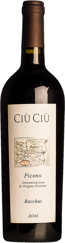 Bottle of Piceno Rosso Bacchus DOC Ciù Ciù from Ciù Ciù