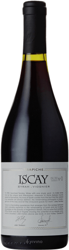 Bottle of Iscay Syrah & Viognier Mendoza Bodegas Trapiche from Bodegas Trapiche