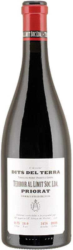 Bottiglia di Priorat DOCa Dits del Terra Terroir al Limit di Terroir al Limit