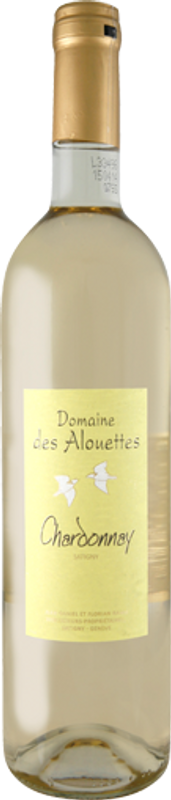 Flasche Domaine des Alouettes Chardonnay de Satigny AOC Jean-Daniel Ramu von Jean-Daniel Ramu