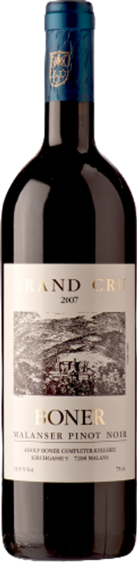 Bouteille de Malanser Pinot Noir Grand Cru Giani Boner Weinkellerei de Giani Boner Weinkellerei