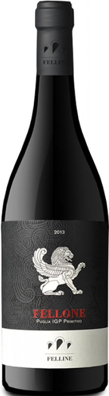 Bouteille de Primitivo IGP Puglia Fellone Felline de Felline
