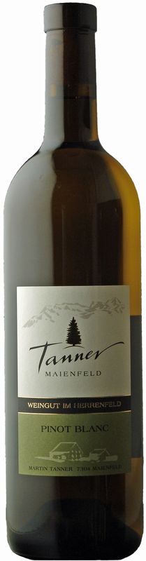 Bottle of Maienfelder Pinot Blanc AOC Tannerweine from Tannerweine