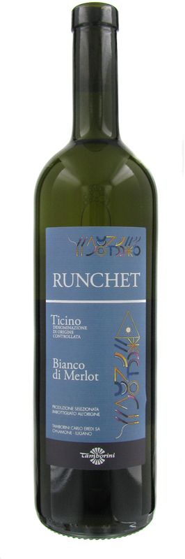 Flasche Runchet Bianco Merlot del Ticino DOC Tamborini von Tamborini