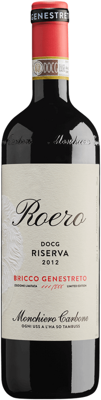 Flasche Roero Bricco Genestreto Riserva DOCG Monchiero Carbone von Monchiero Carbone