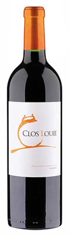 Bottiglia di Cotes de Castillon AOC Clos Louie di Clos Louie