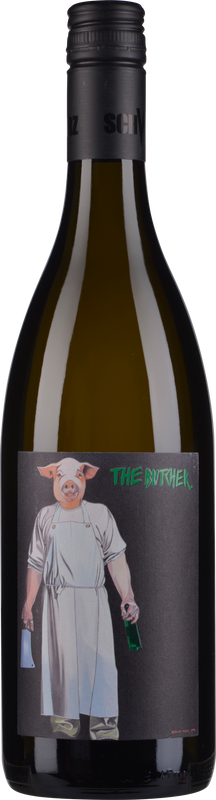 Flasche The Butcher Weiss Cuvée Weingut Johann Schwarz von Weingut Johann Schwarz