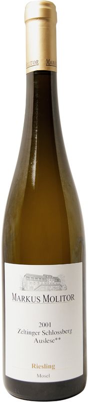 Bottle of Riesling Auslese suss Zeltinger Schlossberg Weingut Markus Molitor from Weingut Markus Molitor