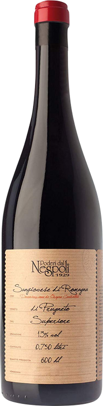 Flasche Prugneto Sangiovese Superiore Romagna DOC Poderi dal Nespoli von Poderi dal Nespoli