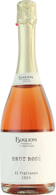 Flasche Spumante Brut Rosé Il Vigliacco Buglioni von Buglioni