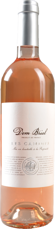 Flasche Les Camines Rosé Vignobles Dom Brial Côtes Catalanes Vignobles Dom Brial von Vignobles Dom Brial