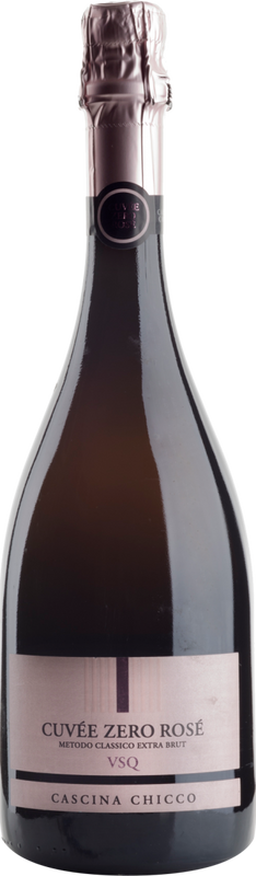 Flasche Cuvee Zero Rose Metodo Classico Extra Brut Cascina Chicco von Cascina Chicco
