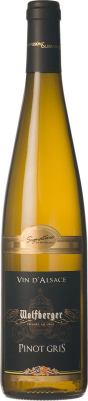 Flasche Signature Pinot Gris Vin d'Alsace AOC Wolfberger von Wolfberger