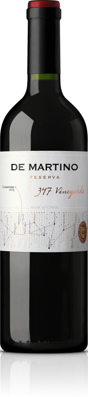 Bottiglia di Carmenere Reserva 347 Vineyards De Martino di De Martino