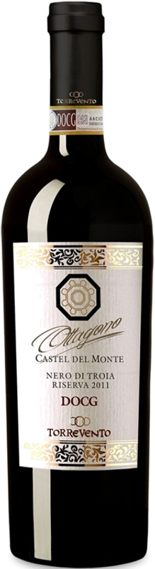 Flasche Ottagono Nero di Troia DOCG Torrevento von Torrevento