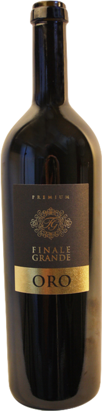 Flasche ORO Finale Grande Primitivo di Manduria DOP Old vines Compagnia Mediterranea von Compagnia Mediterranea