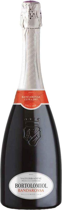 Flasche Bandarossa Prosecco Valdobbiadene DOCG Millesimato extra dry Bortolomiol von Bortolomiol