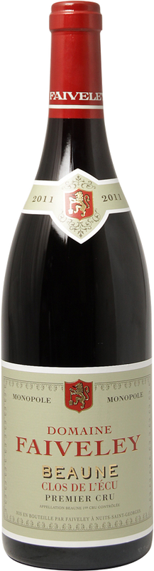 Bottiglia di Beaune AC Cru Clos de l'Ecu Faiveley di Faiveley