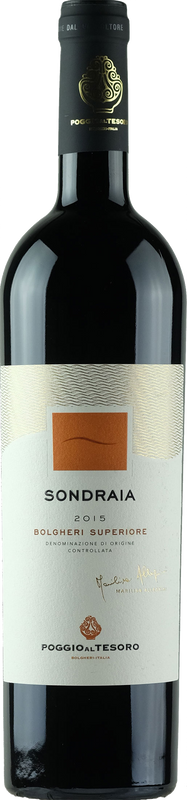 Flasche Sondraia Bolgheri Superiore DOC Poggio al Tesoro von Poggio al Tesoro