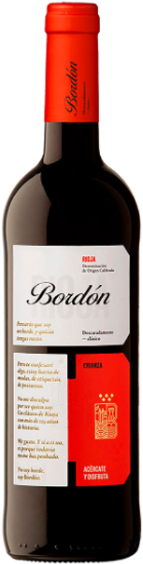 Bottle of Rioja a Bordon Crianza DOC Bodegas Franco Españolas from Bodegas Franco Españolas