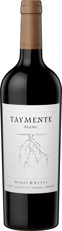 Bottiglia di Taymente Malbec Agrelo Huarpe Wines di Huarpe Wines