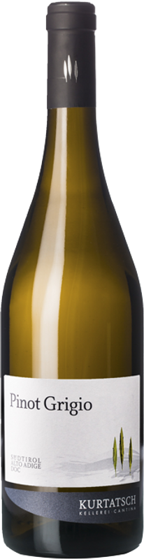 Flasche Kurtatsch Südtiroler Pinot Grigio Kellerei Kurtatsch von Kellerei Kurtatsch