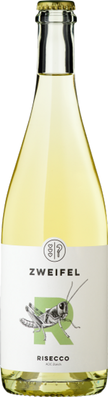 Flasche Risecco Muller-Thurgau Vin Mousseux Zweifel Weine von Zweifel Weine
