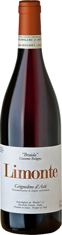 Bottiglia di Limonte Grignolino d'Asti DOC Braida di Braida