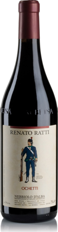 Flasche Nebbiolo Langhe Ochetti DOC Cantina RATTI von Renato Ratti