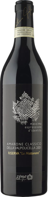 Flasche Amarone Riserva La Mattonara Zymé di Celestino Gaspari von Zymé di Celestino Gaspari
