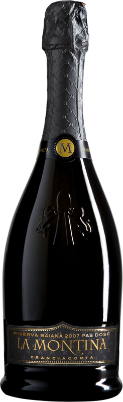 Flasche Franciacorta DOCG Riserva Baiana pas dosé La Montina von La Montina
