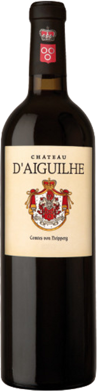 Bottiglia di Seigneurs d'Aiguilhe 2ème Vin Castillon Côtes de Bordeaux Château d'Aiguilhe di Château d'Aiguilhe