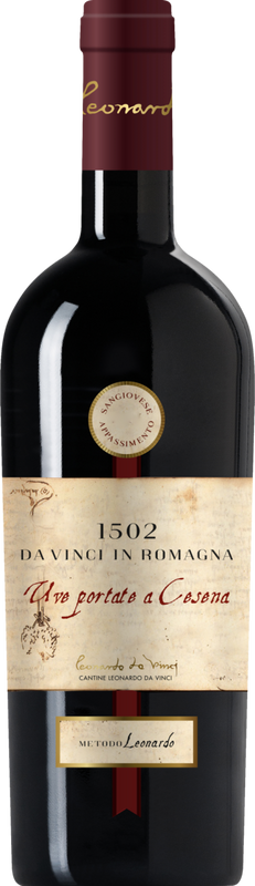 Flasche Appassimento Romagna DOC 1502 Uve Portate a Cesena Cantine Leonardo da Vinci von Cantine Leonardo da Vinci