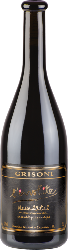 Flasche L'Insolite Assemblage Rouge Neuchâtel AOC Domaine Grisoni von Domaine Grisoni