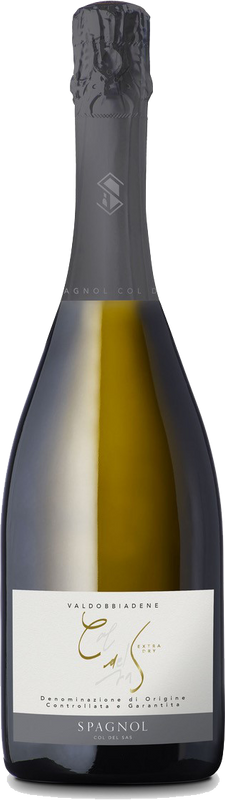 Flasche Col del Sas Prosecco Superiore Valdobbiadene DOCG Extra Dry Azienda Agricola Spagnol von Azienda Agricola Spagnol