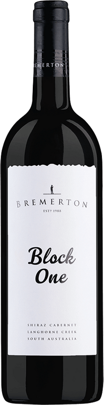 Flasche Block One Shiraz Cabernet Langhorne Creek Bremerton von Bremerton