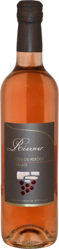 Flasche Réaumur Oeil-de-Perdrix AOC Valais Caves Saint-Valentin von Caves Saint-Valentin