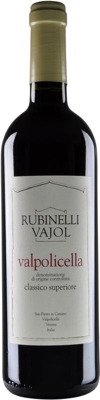 Bottiglia di Ripasso Valpolicella Classico Superiore DOC Rubinelli Vajol di Rubinelli Vajol
