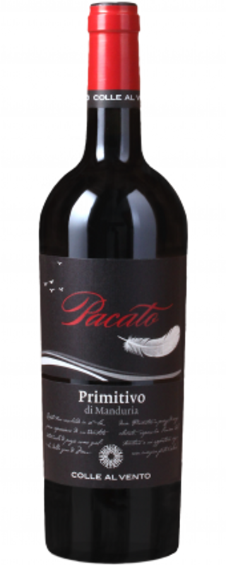Bouteille de Colle al Vento PACATO Primitivo di Manduria DOP Alibrianza de Alibrianza