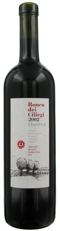Flasche Ronco dei Ciliegi Merlot del Ticino DO Mondo von Mondo
