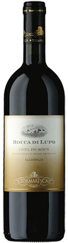 Bouteille de Bocca di Lupo Castel del Monte DOC Tormaresca de Tormaresca