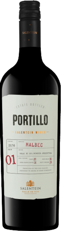 Bottiglia di Malbec Portillo Mendoza Salentein di Salentein