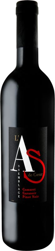 Bouteille de As de Coeur Assemblage de cepages rouges AOC Vaud Cave de Jolimont de Cave de Jolimont