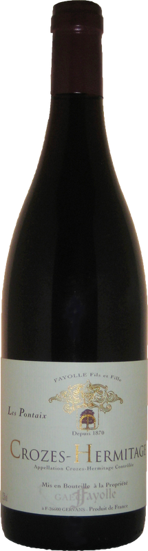 Flasche Les Pontaix Rouge Crozes-Hermitage AOC Domaine Fayolle von Domaine Fayolle