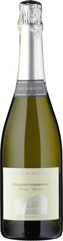 Bouteille de Prosecco Spumante di Conegliano Valdobbiadene extra dry DOCG Case Bianche de Case Bianche