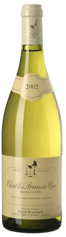 Bottiglia di Chablis ac "Fourchaume" LC 1er Cru P. Bouchard M.O. Pascal Bouchard di Pascal Bouchard