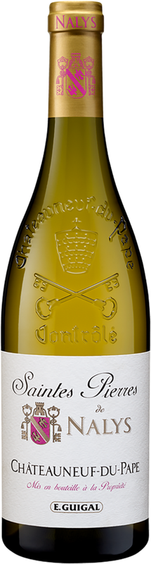 Bouteille de Châteauneuf du Pape Blanc Saintes Pierres de Nalys E. Guigal de Guigal