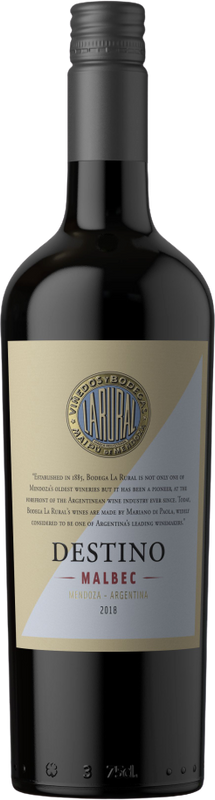 Flasche Destino Malbec Medoza Rutini Wines von Rutini Wines