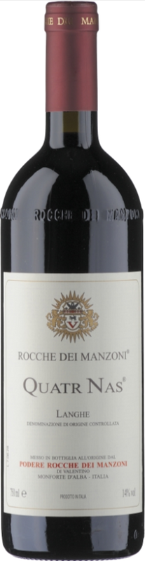 Flasche Quatr Nas Langhe DOC Rocche dei Manzoni von Rocche dei Manzoni